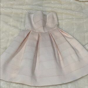 Honey Punch Strapless Pink Dress